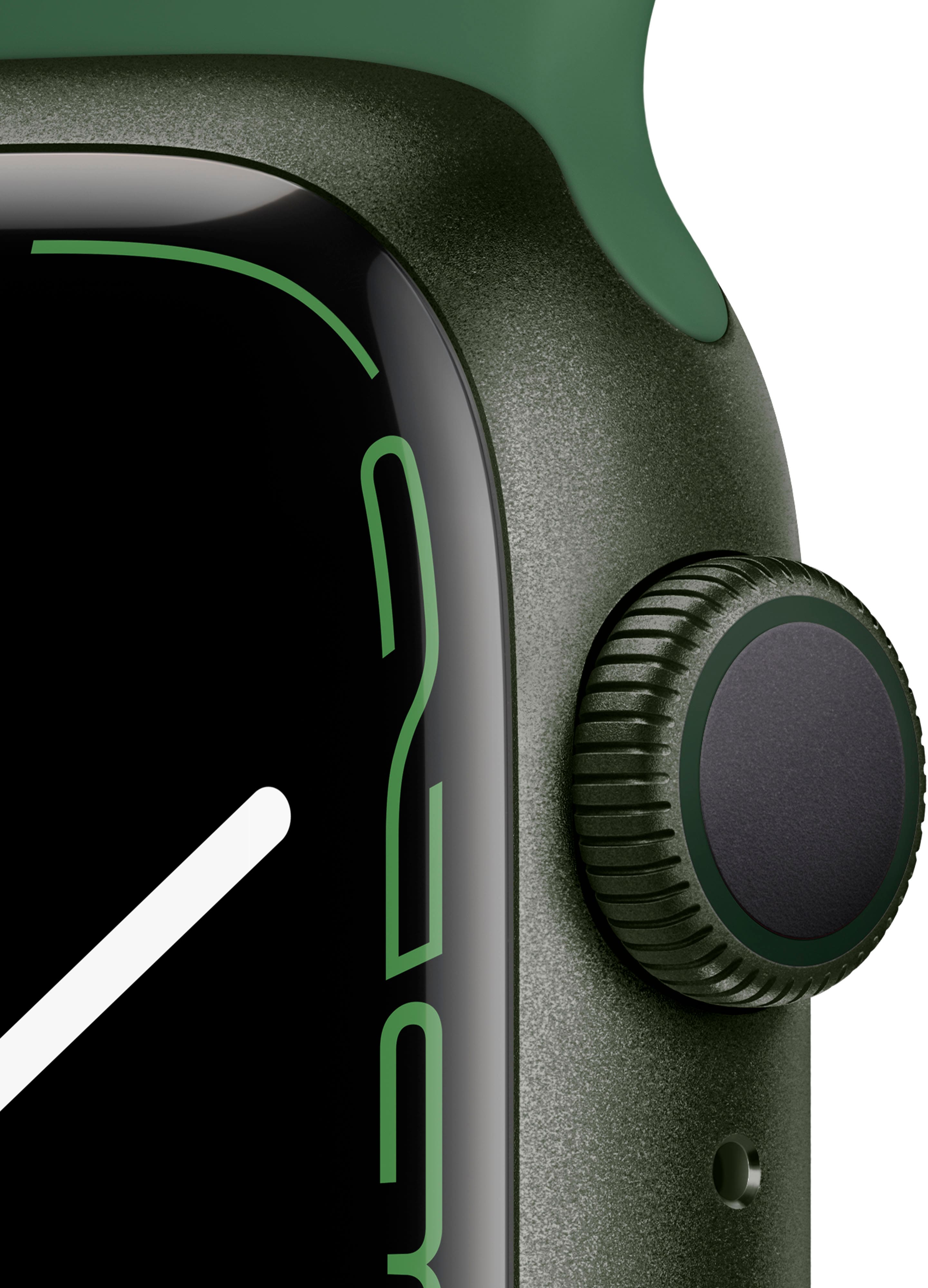 Apple Watch Series 7 (GPS) recondicionado , caixa de alumínio verde de 41 mm com pulseira esportiva Clover - Verde-TI-GSRF MKN03LL/A