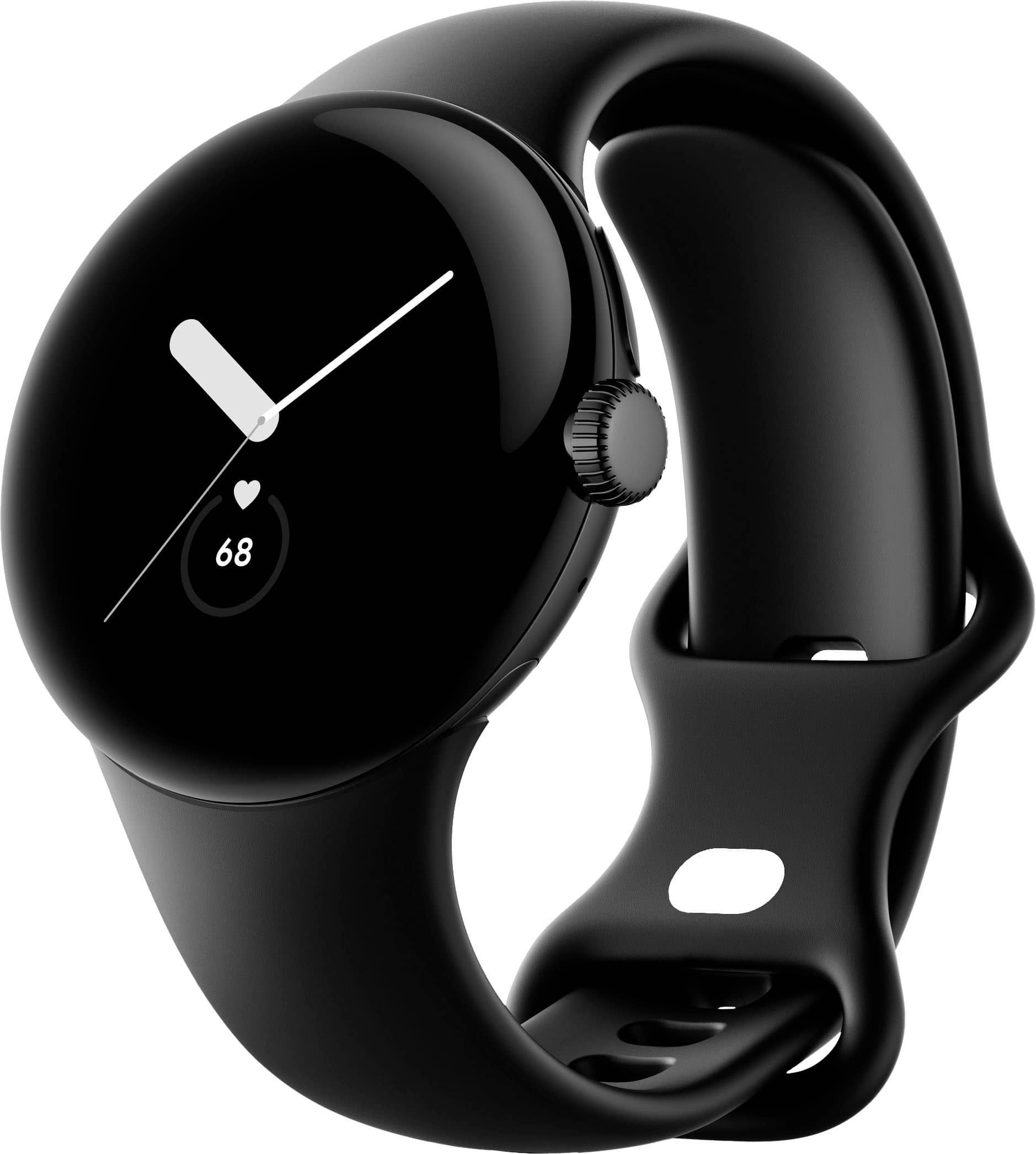 Google - Pixel Watch Smartwatch 41mm com Obsidian Active Band Wifi/BT - Aço Inoxidável Preto-GA03119-US