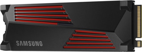 Samsung - 990 PRO SSD interno PCIe Gen 4x4 NVMe de 1 TB com dissipador de calor para PS5-MZ-V9P1T0CW