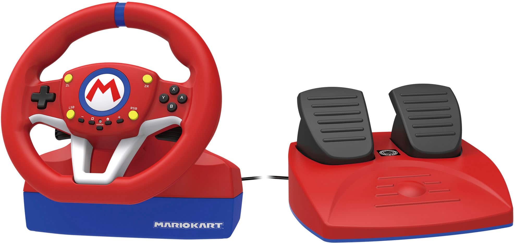Hori - Mario Kart Volante Pro Mini para Nintendo Switch - Vermelho-NSW-204U