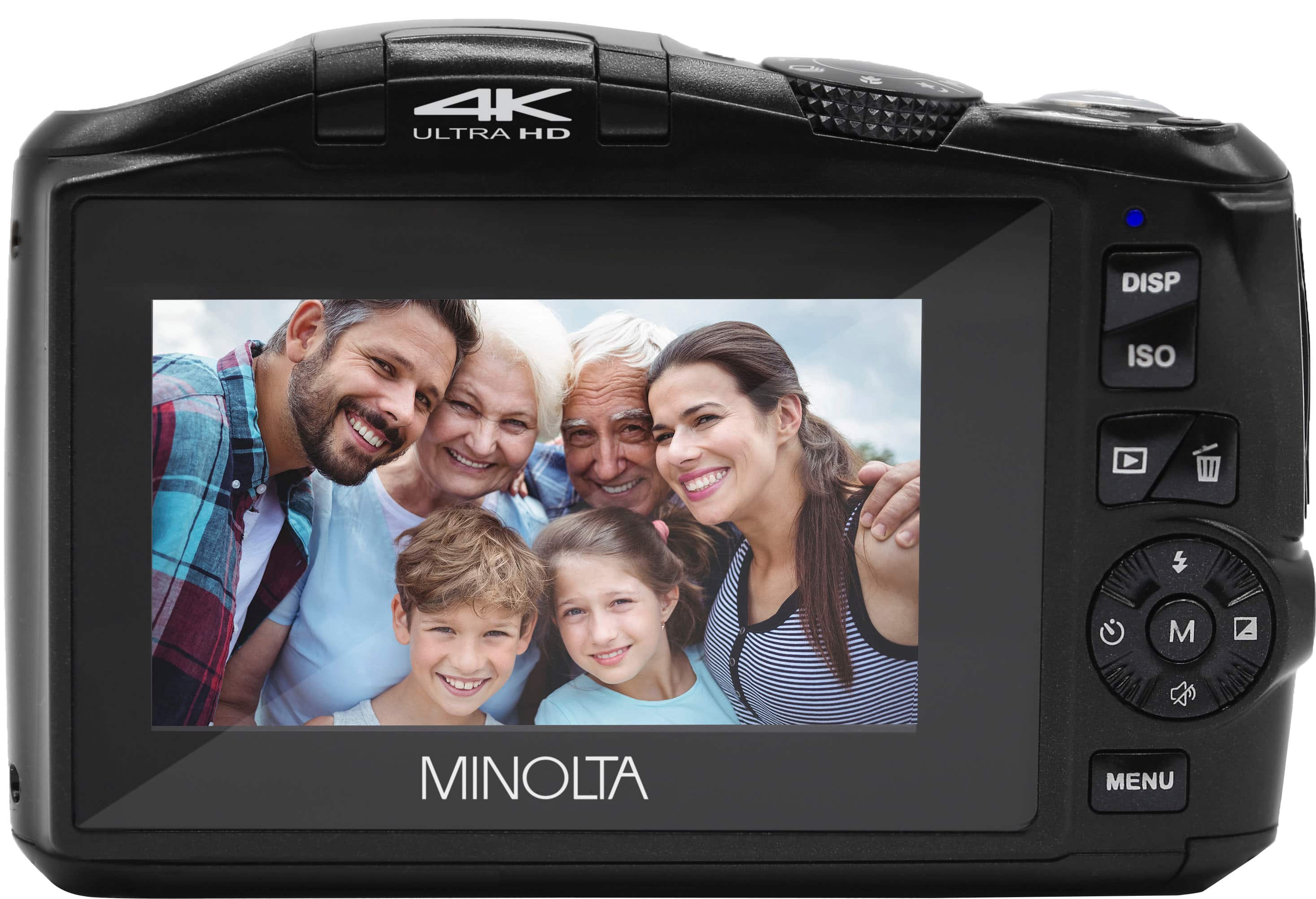 Minolta - MND50 4K Video 48.0 Megapixel Digitial Câmera Fotográfica - Preto -MND50-BK