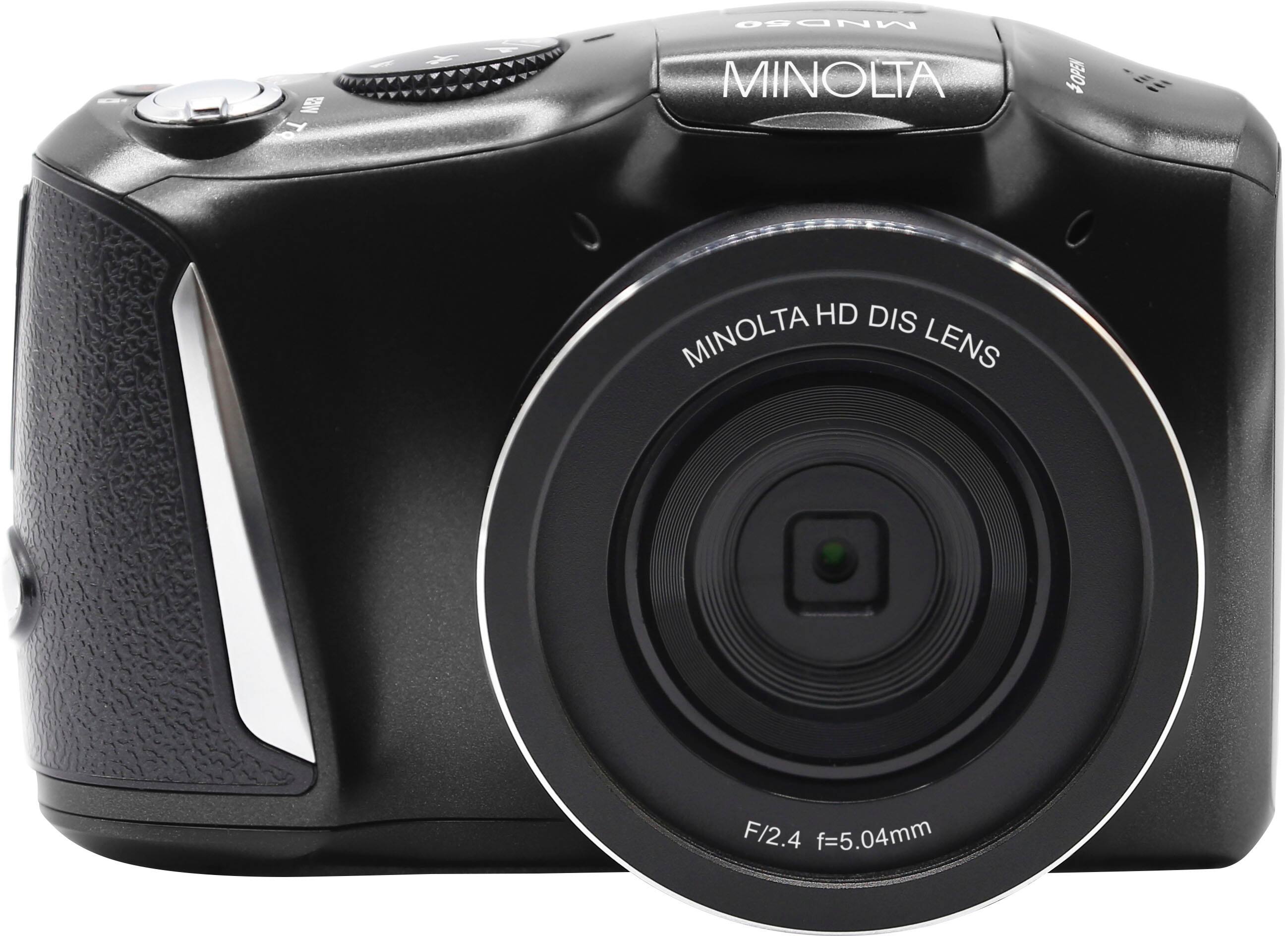 Minolta - MND50 4K Video 48.0 Megapixel Digitial Câmera Fotográfica - Preto -MND50-BK
