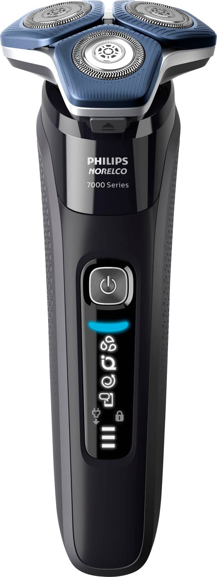 Philips Norelco - Shaver 7600, barbeador elétrico recarregável úmido e seco com tecnologia SenseIQ - preto-S7886/84