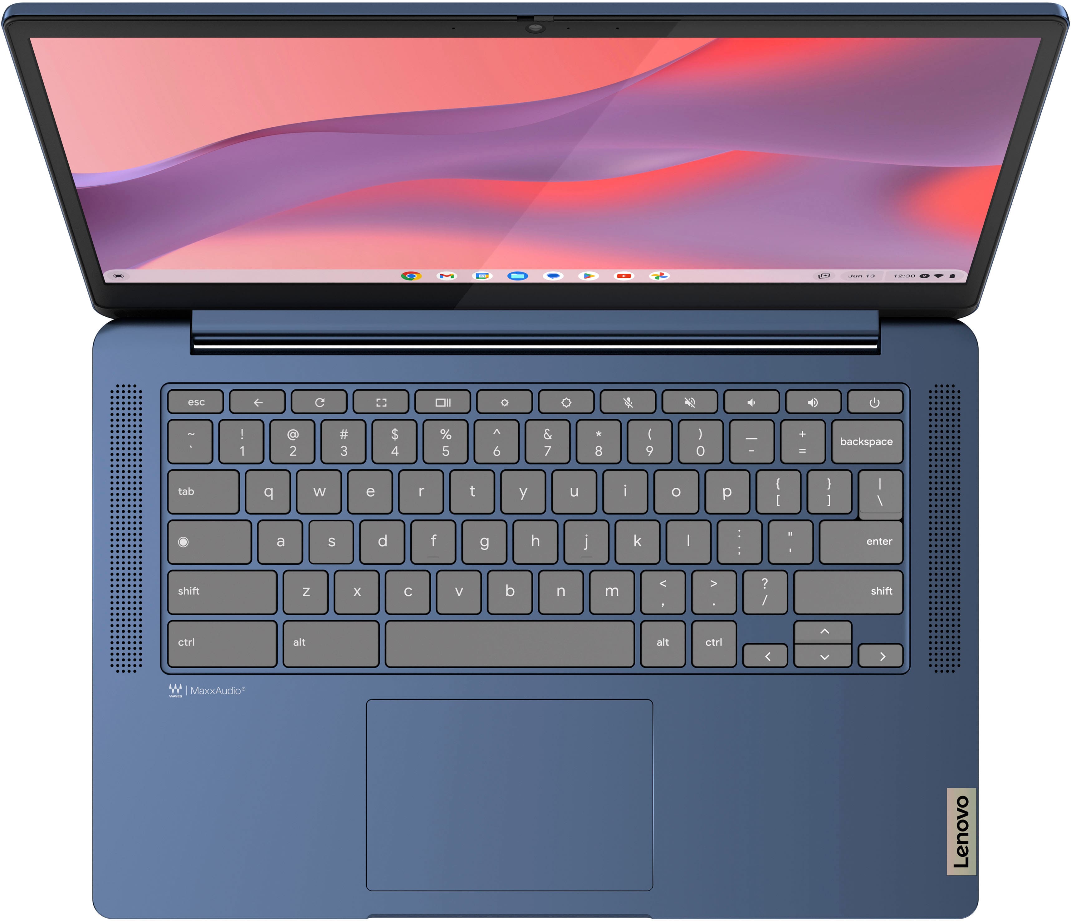 Lenovo - Laptop IdeaPad Slim 3 Chromebook - Laptop FHD Touchscreen de 14" - MediaTek Kompanio 520 - 4 GB - 64 GB eMMC - Abyss Blue-82XJ0000US
