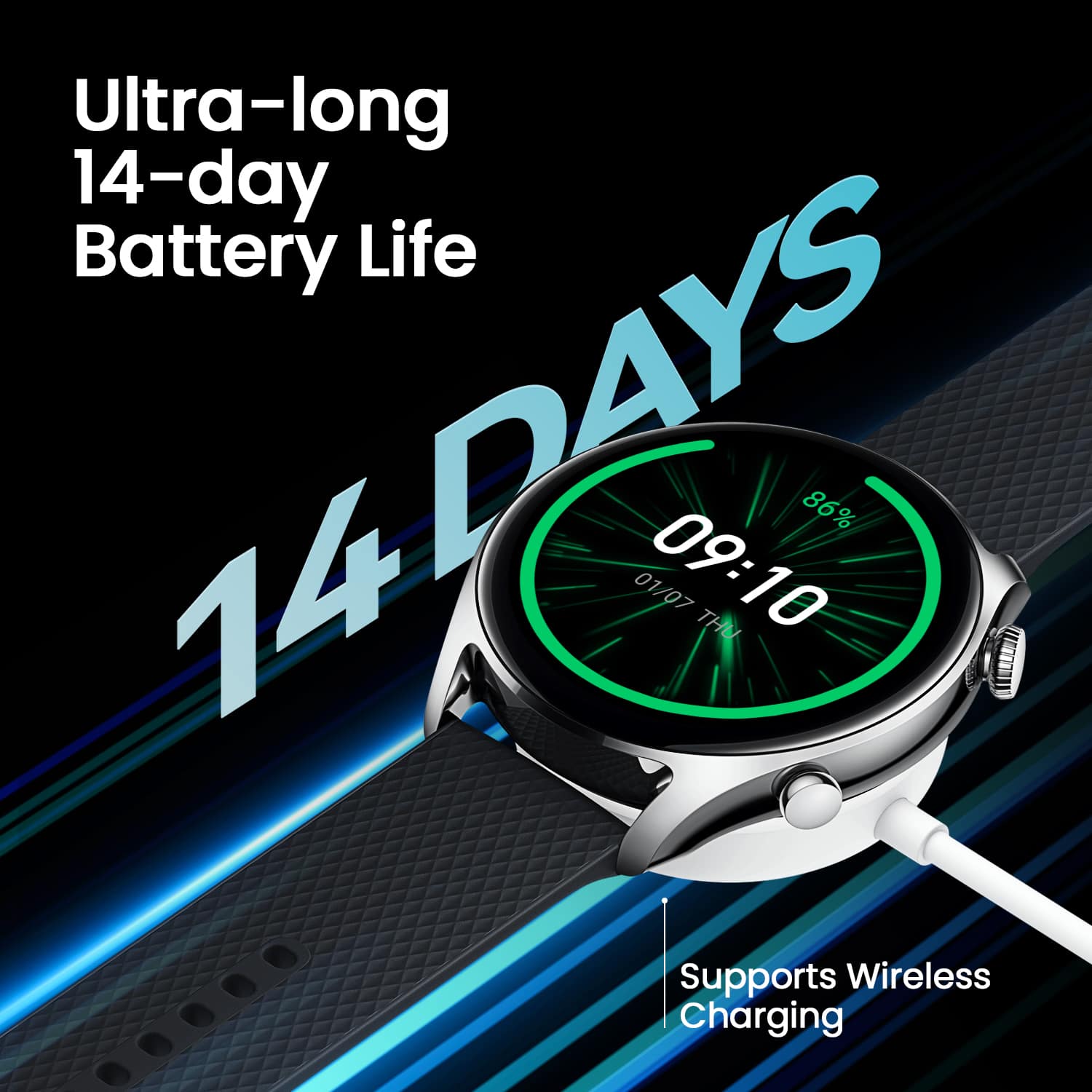 Amazfit GTR 4 Smartwatch 36,2 mm em liga de alumínio - cinza-W2166OV2N