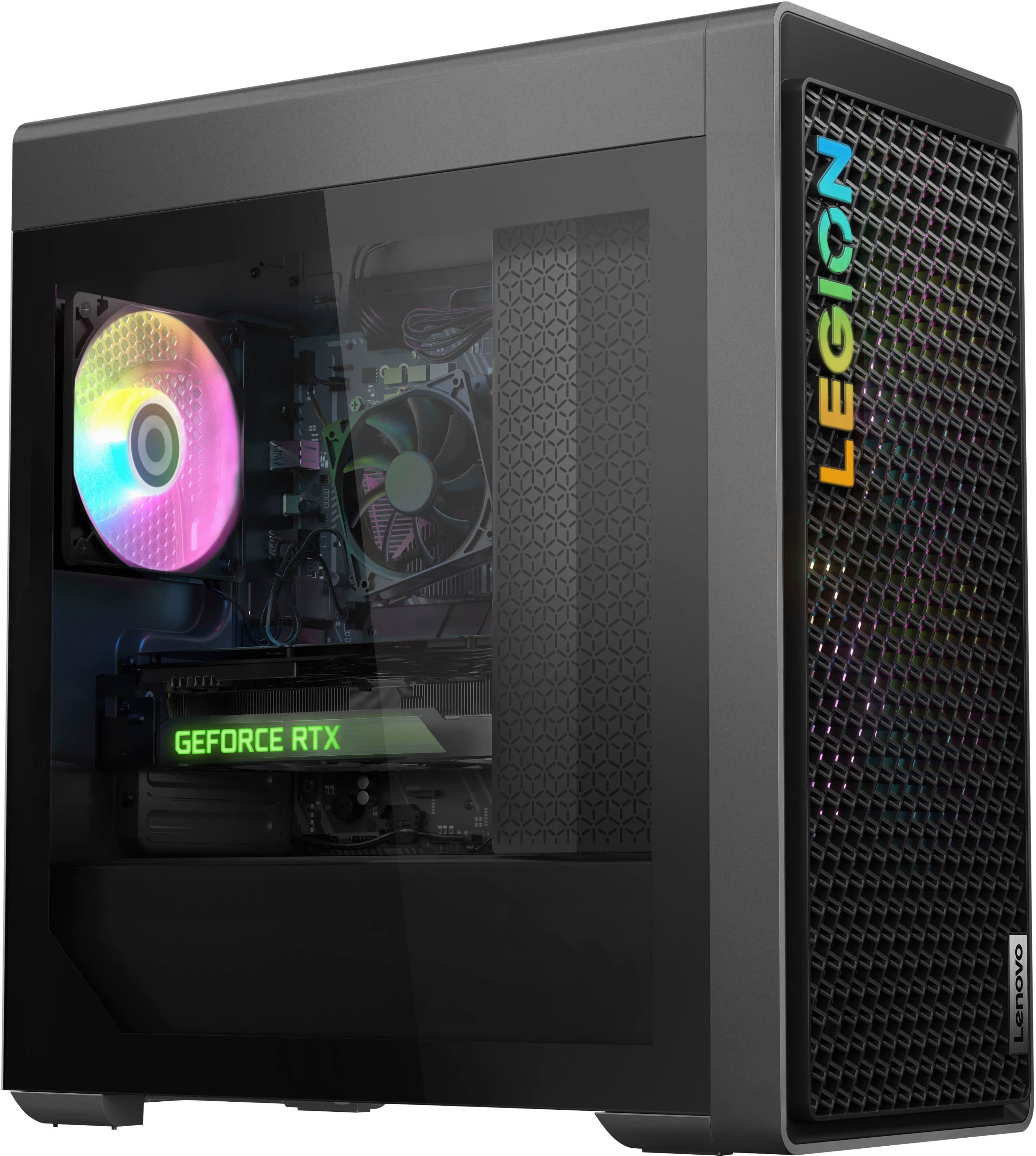 Lenovo - Legion Tower 5 AMD Gaming Desktop - AMD Ryzen 5-7600 - 16GB de memória - NVIDIA RTX 3060 12GB LHR - 512GB SSD - Storm Grey-90UX0007US