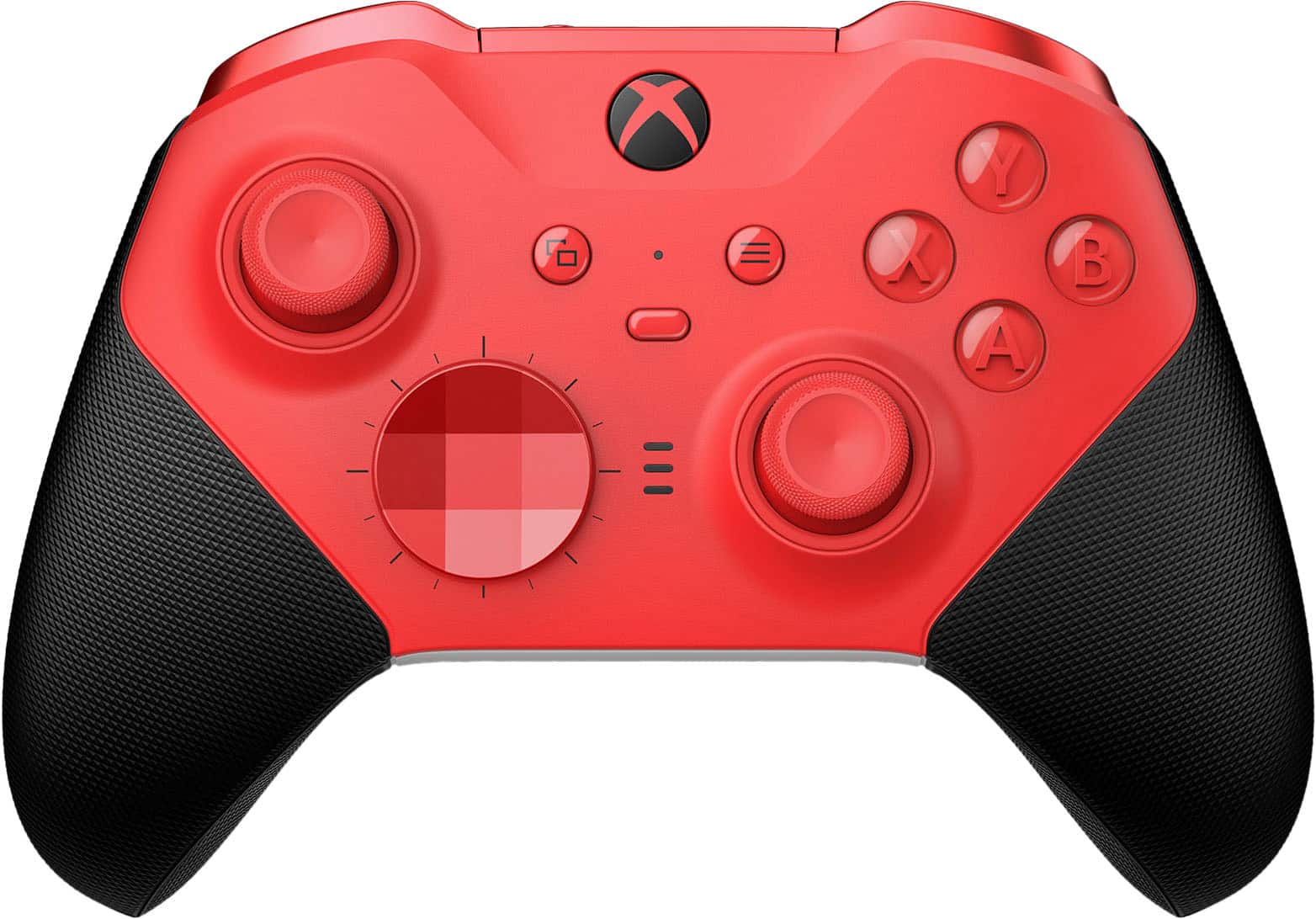 Microsoft - Controle sem fio para para vídeo gameElite Series 2 Core para Xbox Series X, Xbox Series S, Xbox One e PCs com Windows - Red-RFZ-00013
