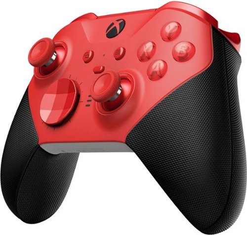 Microsoft - Controle sem fio para para vídeo gameElite Series 2 Core para Xbox Series X, Xbox Series S, Xbox One e PCs com Windows - Red-RFZ-00013