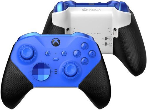 Microsoft - Controle sem fio para para vídeo gameElite Series 2 Core para Xbox Series X, Xbox Series S, Xbox One e PCs com Windows - Blue-RFZ-00017