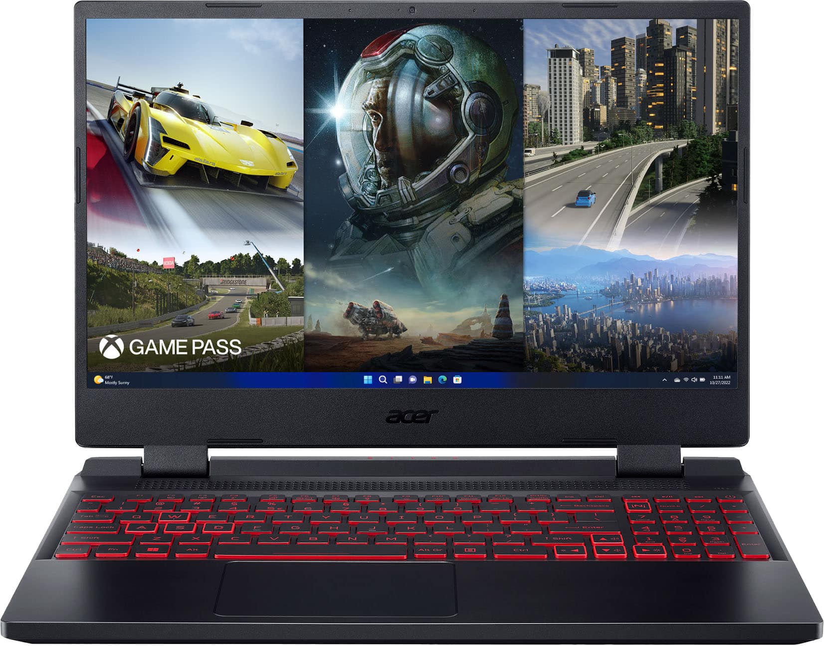 Acer - Nitro 5 15,6" Laptop para jogos FHD-Intel 12ª geração Core i5- NVIDIA GeForce RTX3050 Ti- 16GB DDR4- 512GB PCIe-SSD - Preto-AN515-58-57QW