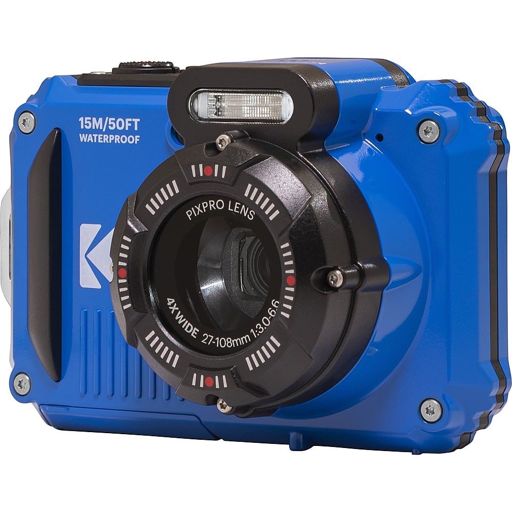 Kodak - PIXPRO WPZ2 16.0-Megapixel Câmera Fotográfica Compacta a Prova d'a água - Azul-WPZ2-BL