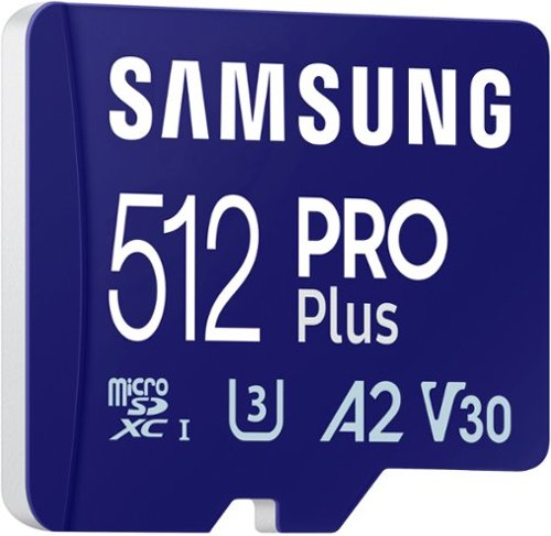Samsung - Cartão de memória microSDXC Pro Plus 512 GB-MB-MD512SA/AM
