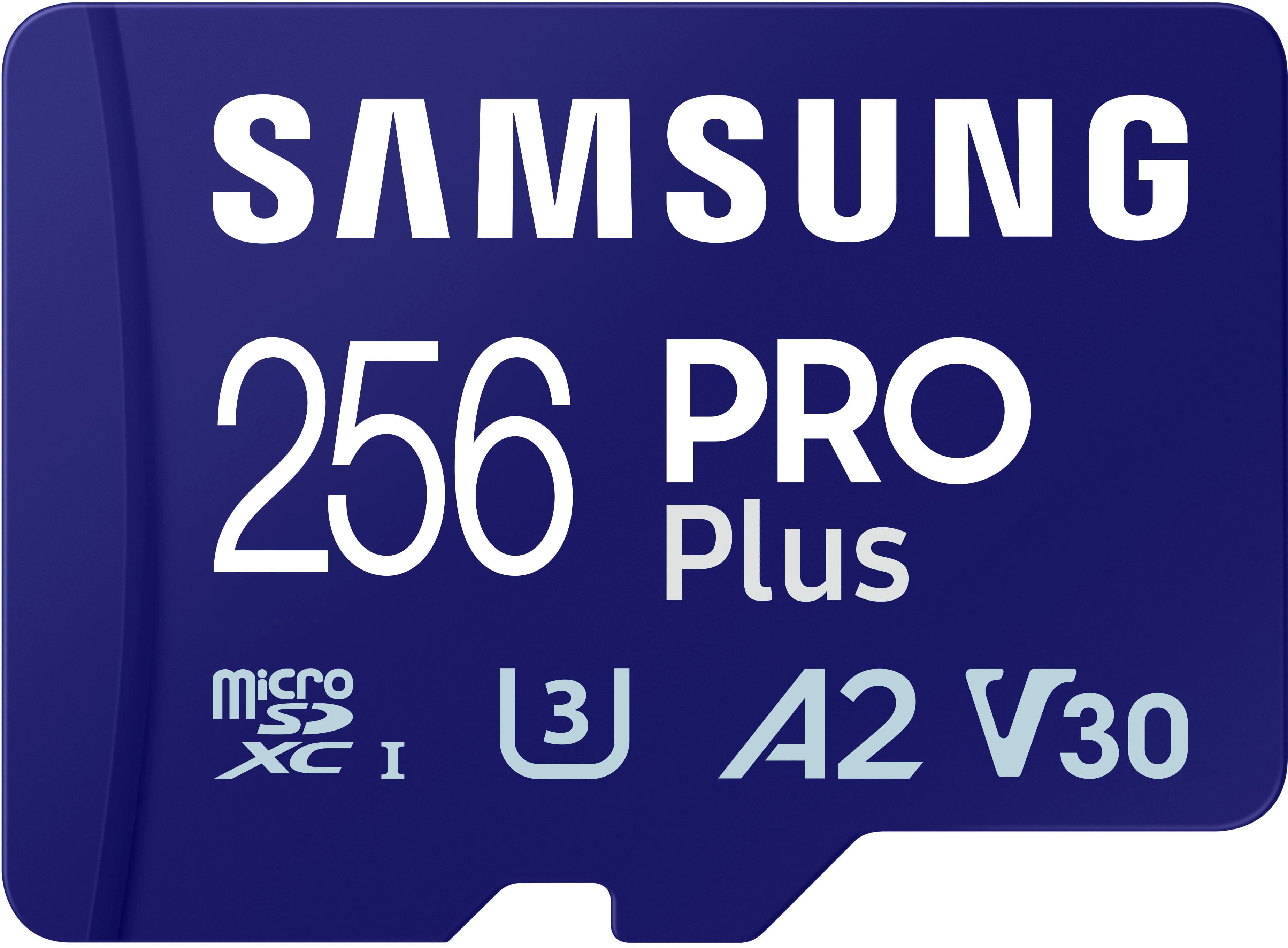 Samsung - Cartão de memória microSDXC Pro Plus 256 GB-MB-MD256SA/AM
