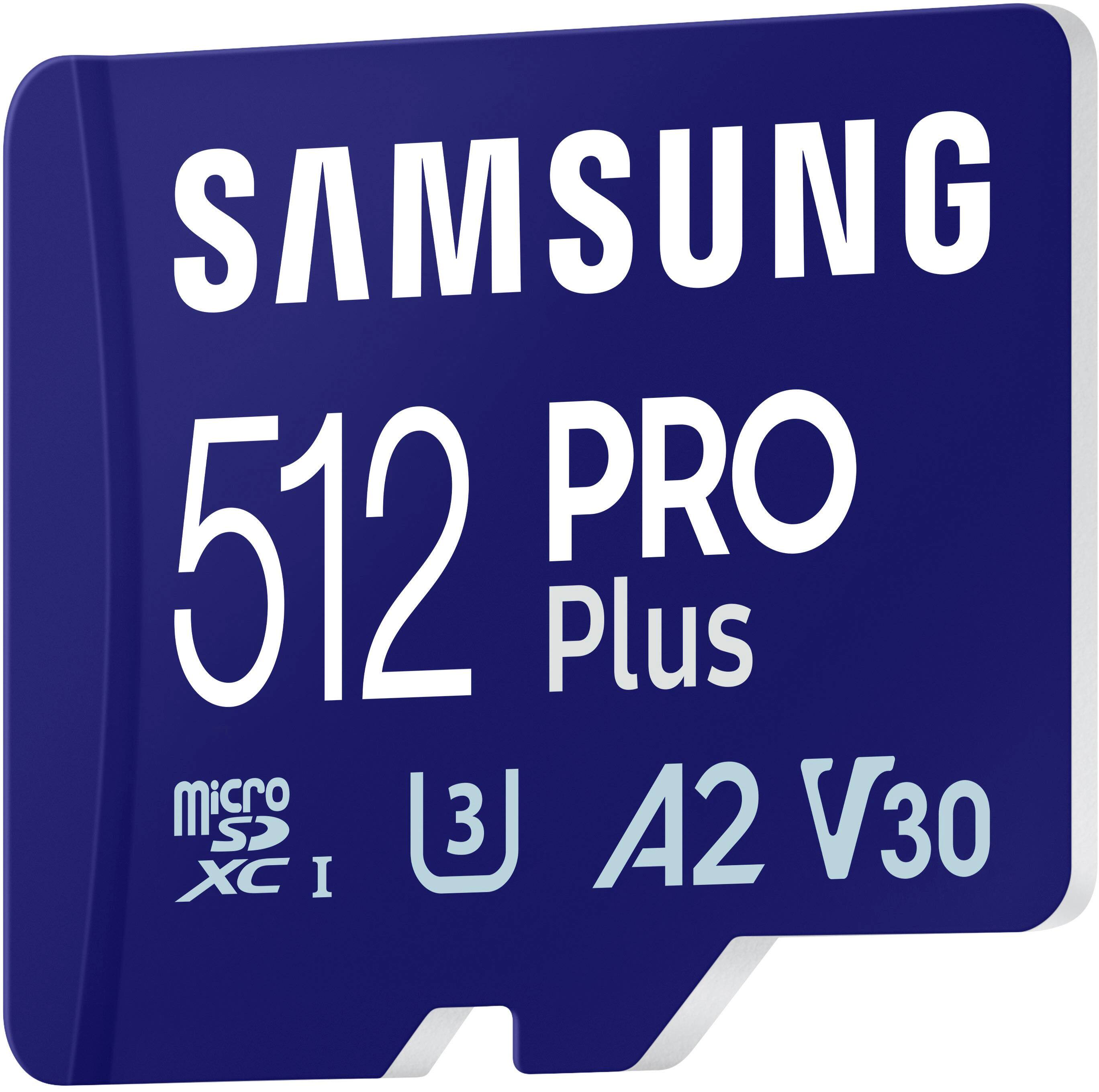Samsung - Cartão de memória microSDXC Pro Plus 512GB-MB-MD512SB/AM