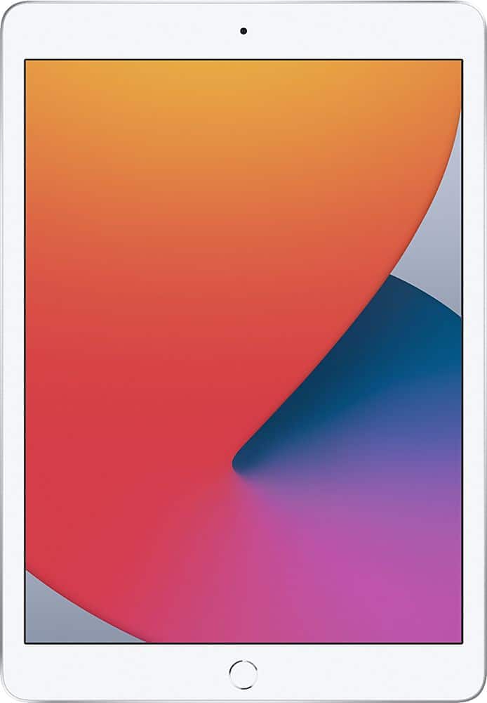 Certificado recondicionado - Apple iPad de 10,2 polegadas (8ª geração) (2020) Wi-Fi - 128 GB - Prata-MYLE2LL/A