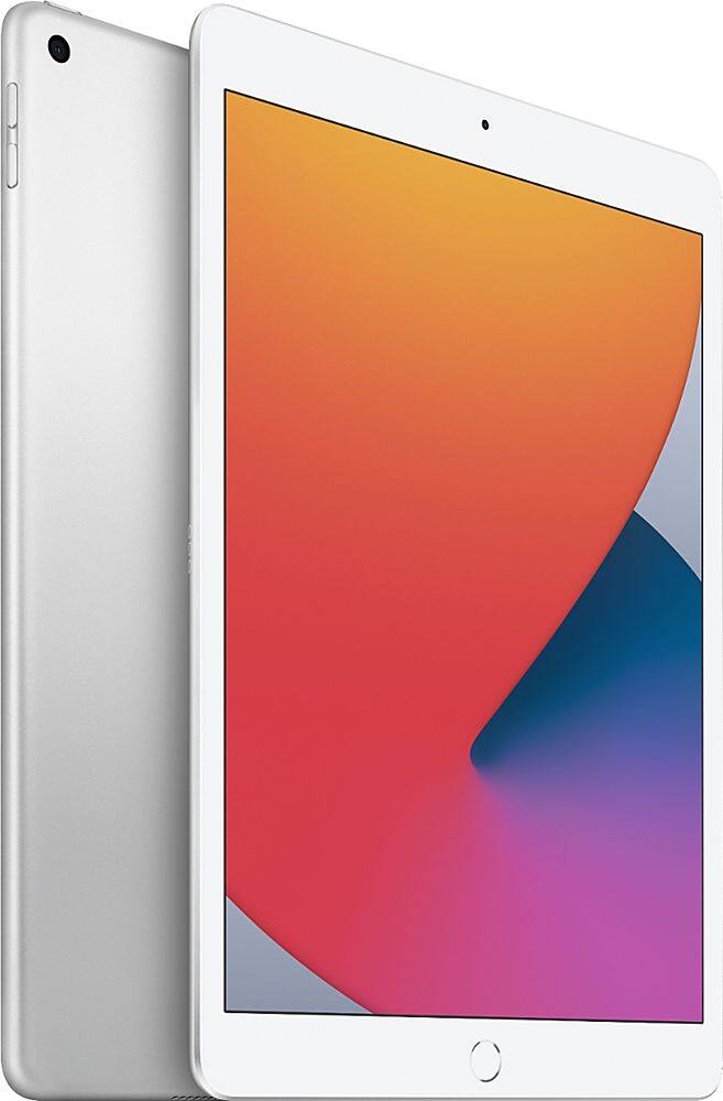 Certificado recondicionado - Apple iPad de 10,2 polegadas (8ª geração) (2020) Wi-Fi - 128 GB - Prata-MYLE2LL/A
