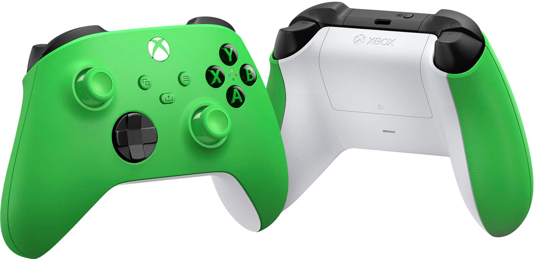 Microsoft - Controle sem fio para para vídeo gameXbox para Xbox Series X, Xbox Series S, Xbox One, dispositivos Windows - Velocity Green-QAU-00090