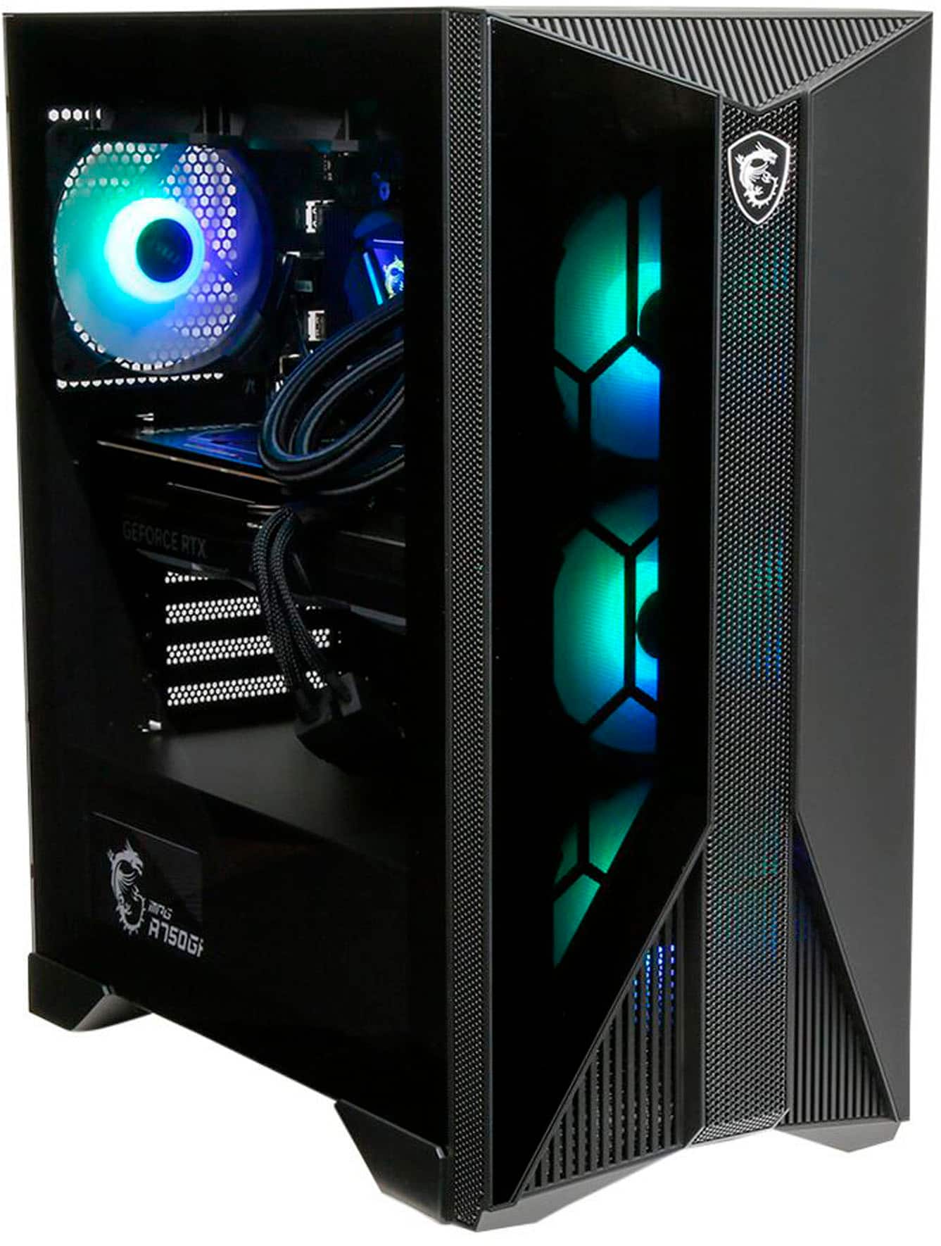 MSI - Aegis R Gaming Desktop - Intel Core i7-13700F - 16GB de memória - NVIDIA GeForce RTX 4060 Ti - SSD de 1TB - Preto-AEGIS R 13NUD-460US