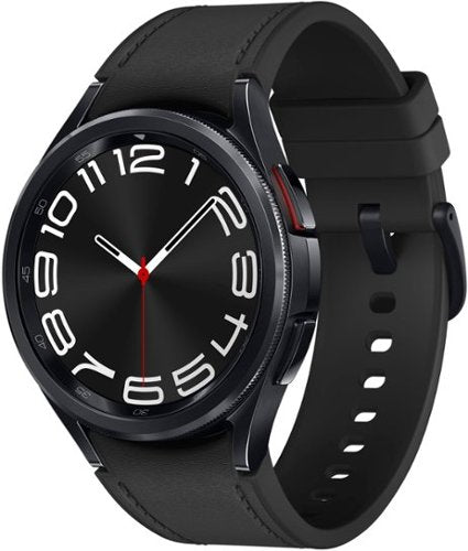 Samsung - Galaxy Watch6 Classic Aço Inoxidável Smartwatch 43mm BT - Preto-SM-R950NZKAXAA