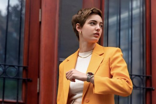 Samsung - Galaxy Watch6 Classic Aço Inoxidável Smartwatch 47mm BT - Prata-SM-R960NZSAXAA