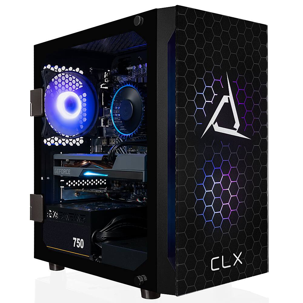 CLX - SET Gaming Desktop - Intel Core i7 12700F - 16GB de memória DDR4 3600 - GeForce RTX 4060 Ti - 1TB NVMe M.2 SSD + 2TB HDD - Preto-TGMSETRTA3505BM