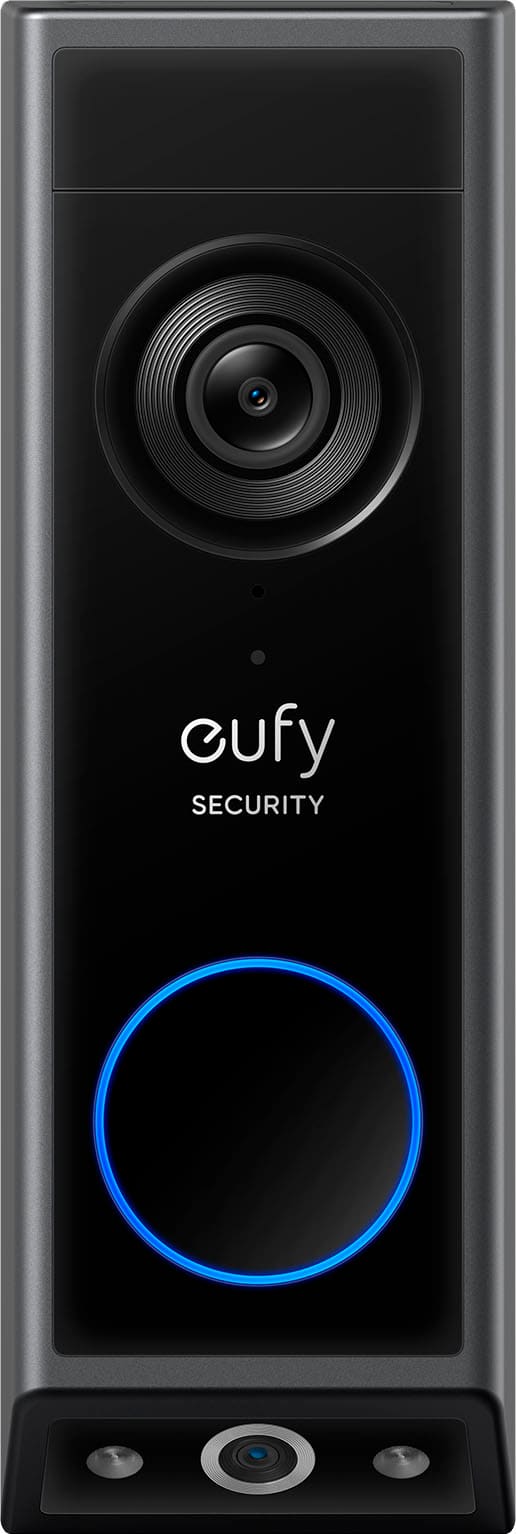 eufy Security - Campainha de vídeo E340 - Com fio/operada por bateria - preta-T8214111