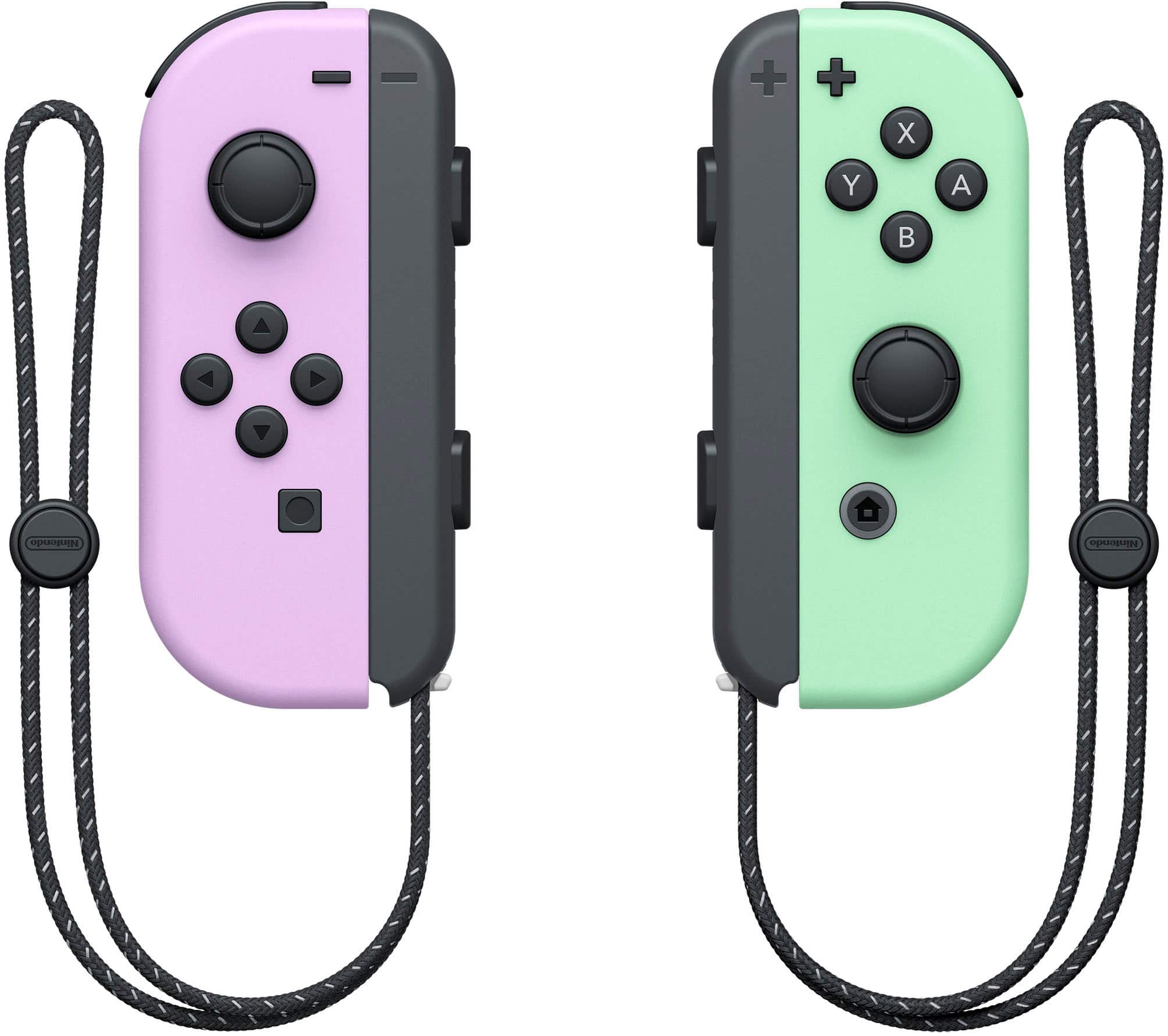 Nintendo - Controle sem fio para video game Joy-Con (L/R) - Roxo Pastel/ Verde Pastel-HACAJAWAF