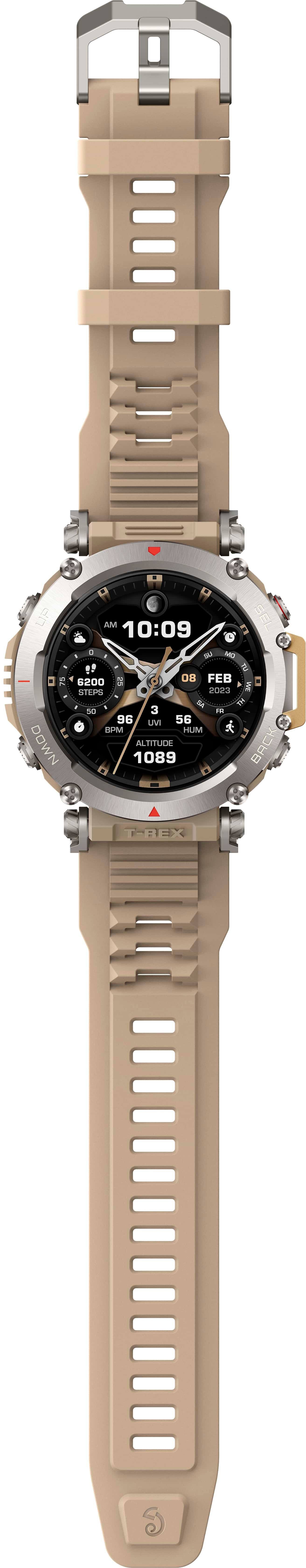 Amazfit - T-Rex Ultra Smartwatch 35mm Aço Inoxidável - Sahara-W2142OV2N