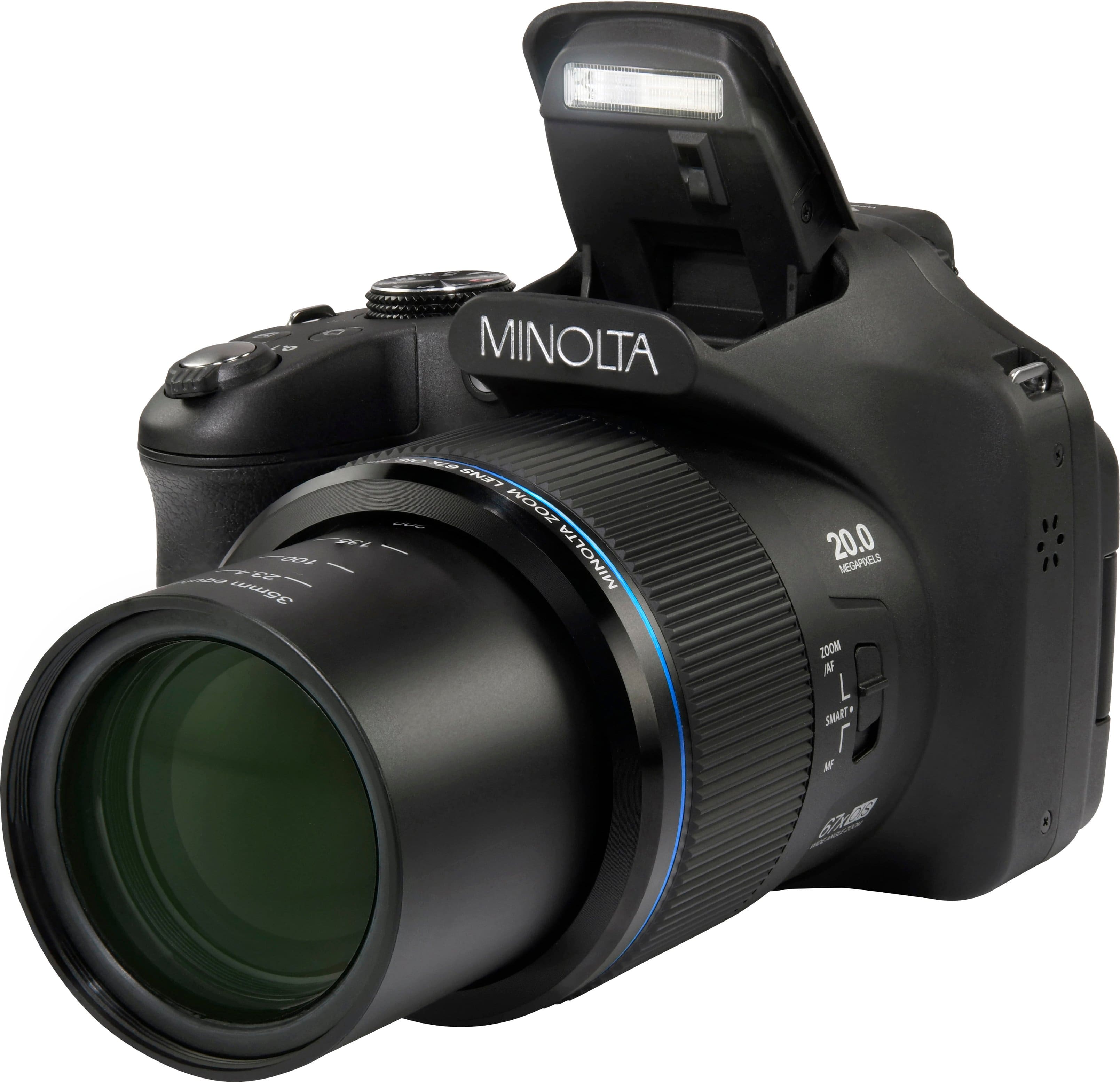Minolta - ProShot MN67Z 20.0 Megapixel Câmera Digital - Preto -MN67Z-BK