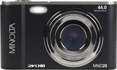 Minolta - MND20 44.0 Megapixel Câmera Digital - Preto -MND20-BK