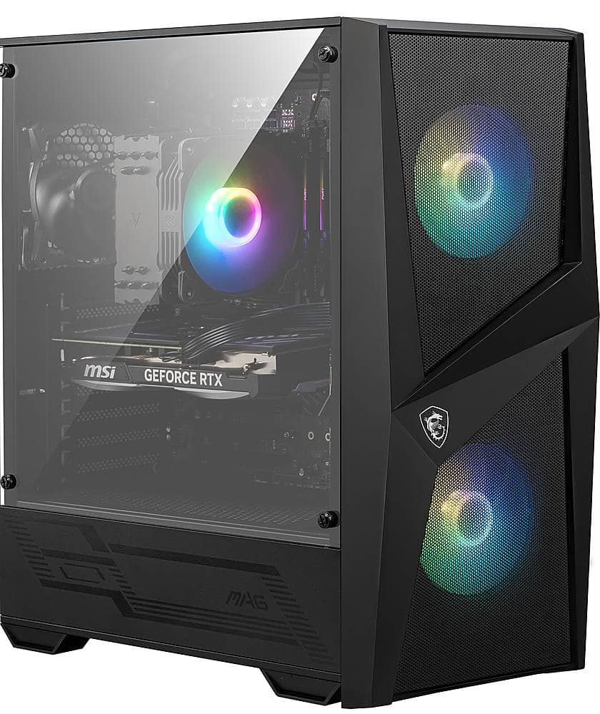 MSI - Codex R Gaming Desktop - Intel Core i5-13400F - 32GB de memória - NVIDIA GeForce RTX 4060 - SSD de 2TB - Preto-CODEX R 13NUC5-068US