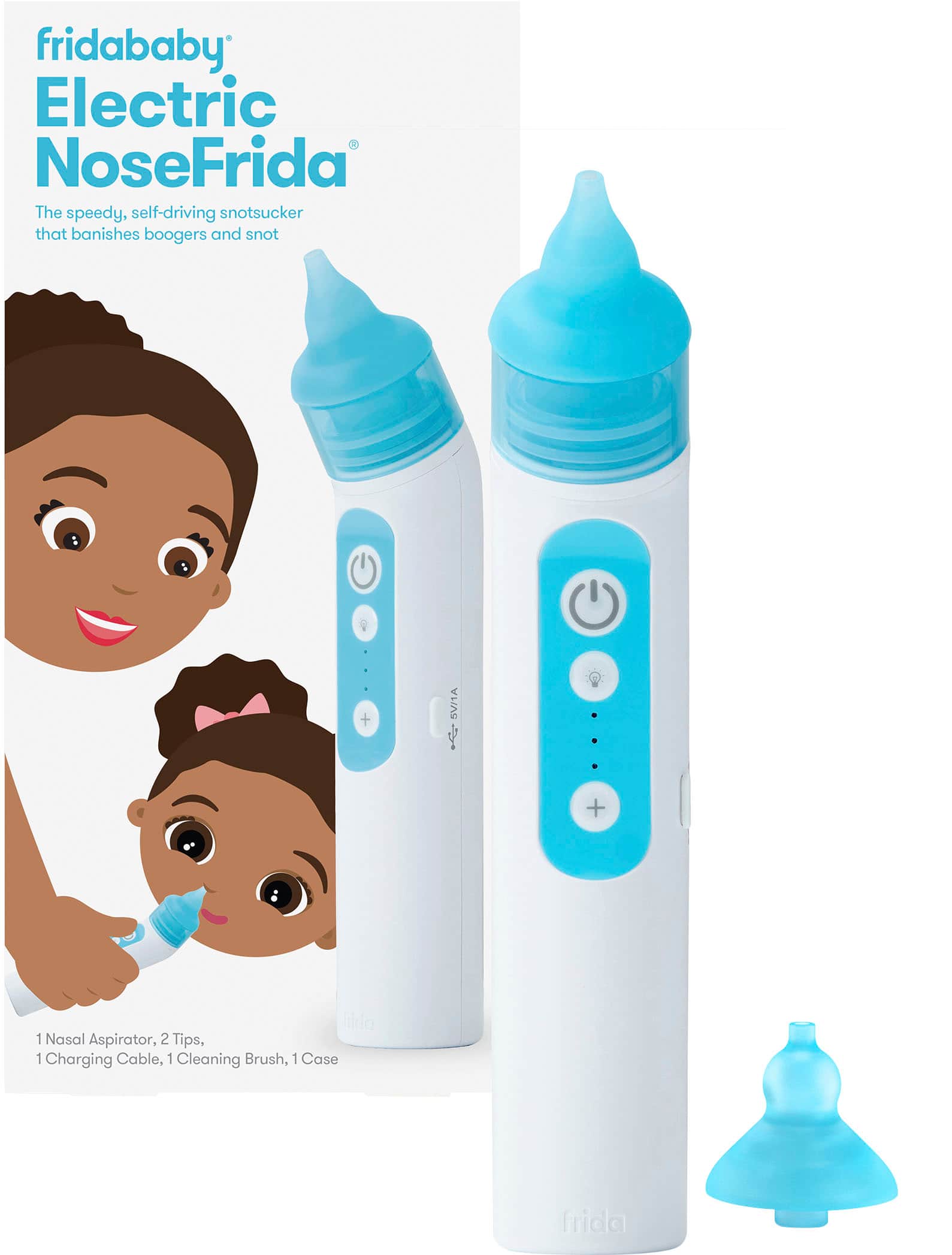 Fridababy - Limpador Elétrico de Nariz para crianças - Frida - Branco-100000082