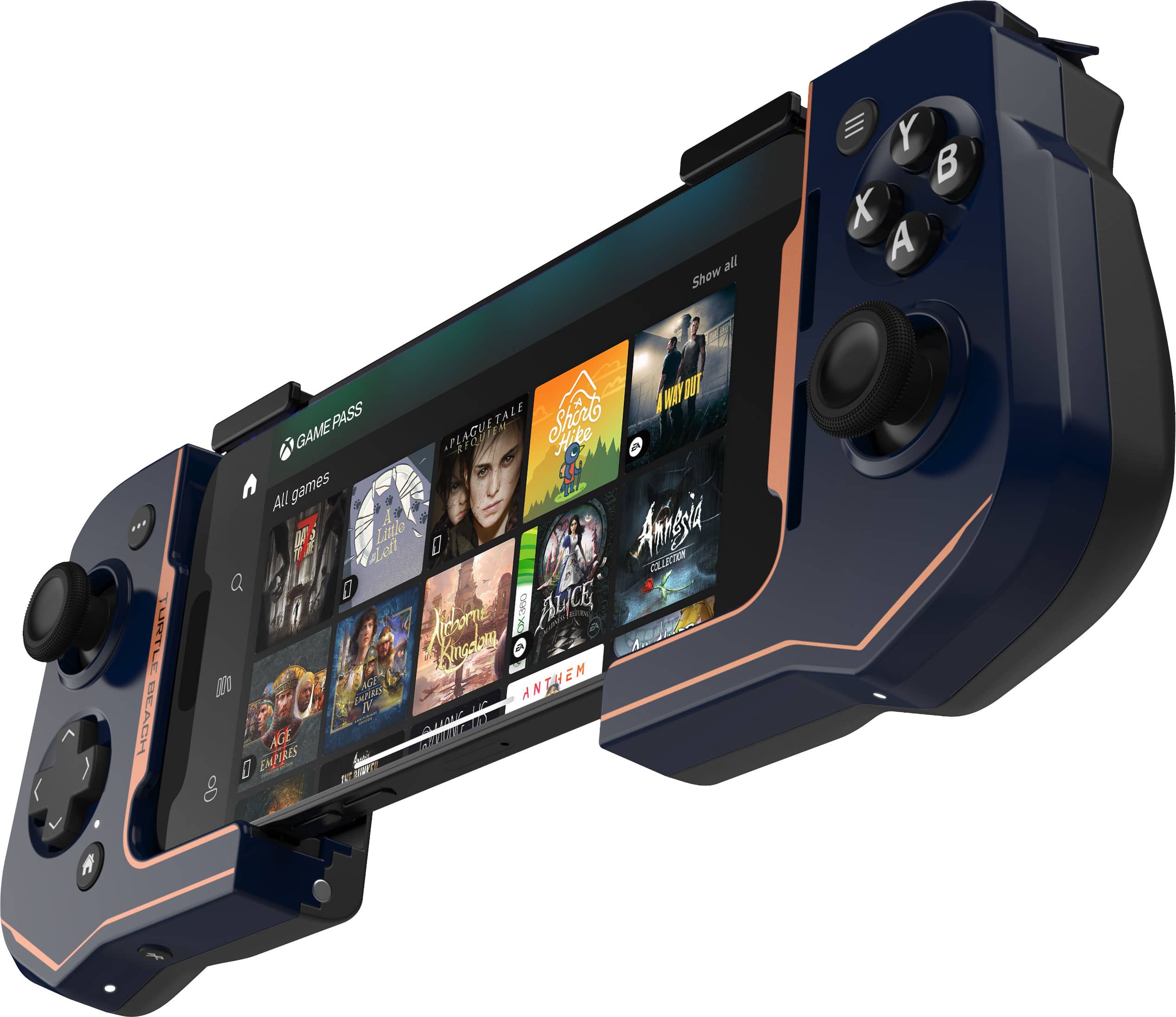Turtle Beach - Controle Bluetooth de viode game de jogo Atom iOS para telefones Apple - Azul cobalto-TBS-0768-05