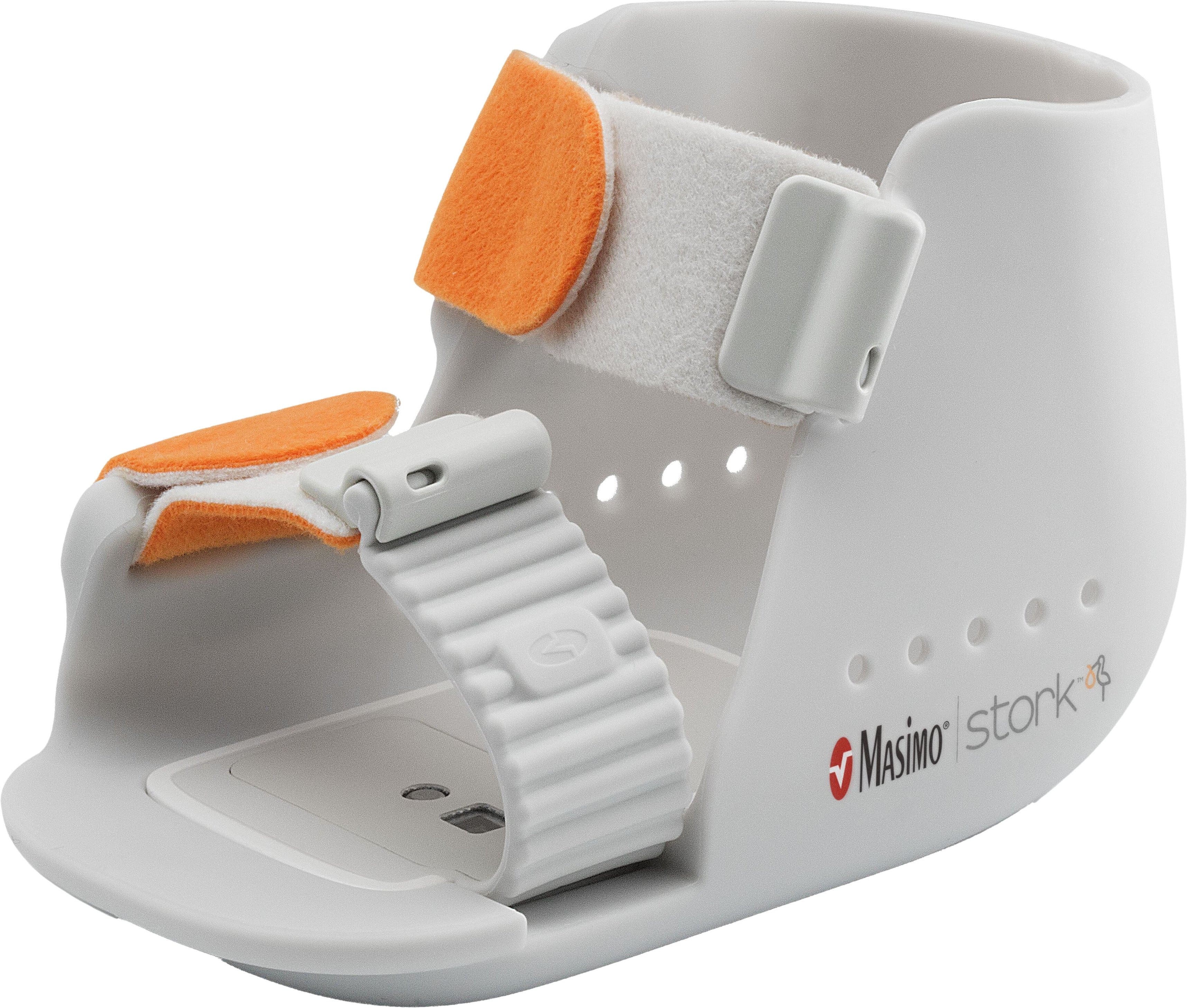 Masimo - Sistema de monitoramento de bebês Stork Vitals com hub inteligente com sensor de frequência de pulso - Branco-STORKVITALS