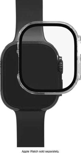 ZAGG - InvisibleShield Glass Elite 360 Amortecedor integrado + proteção de tela para Apple Watch Ultra 49mm - Transparente-200510425