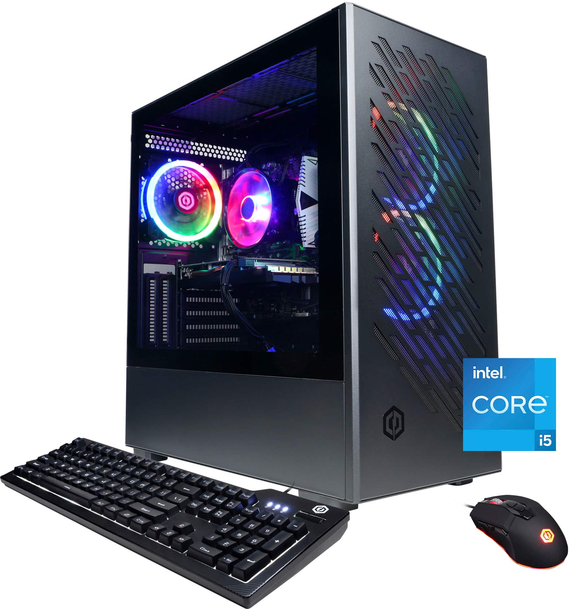 CyberPowerPC - Desktop Gamer Xtreme Gaming - Intel Core i5-13400F - 16GB de memória - NVIDIA GeForce RTX 4060 8GB - SSD de 1TB - Preto-GXI3200BSTV8