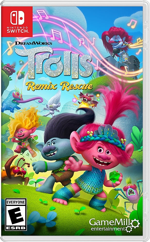 Jogo DreamWorks Trolls Remix Rescue - Nintendo Switch All Video Games