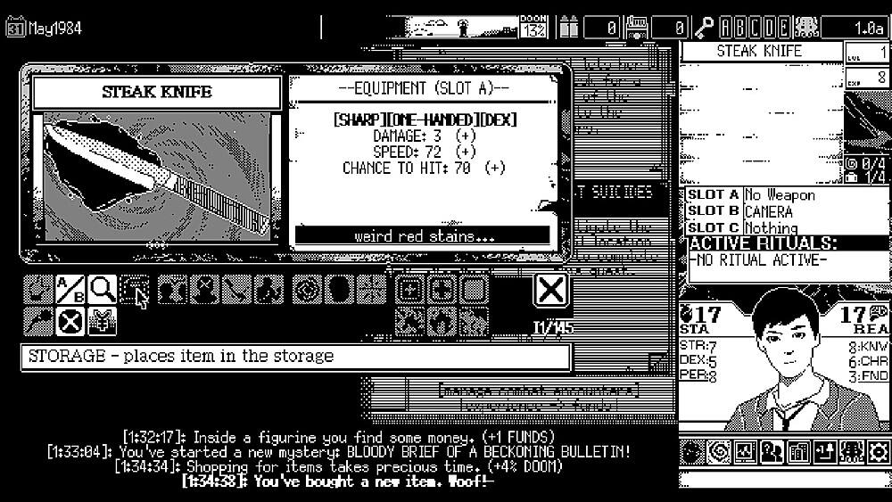 Jogo WORLD OF HORROR - Nintendo Switch All Video Games