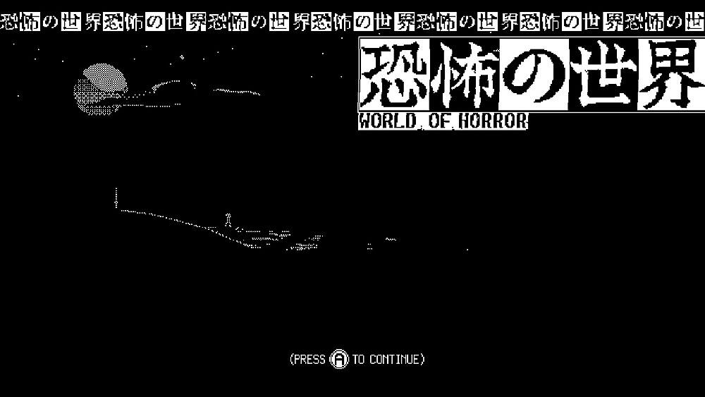 Jogo WORLD OF HORROR - Nintendo Switch All Video Games