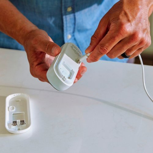 Arlo - Campainha de vídeo Wi-Fi inteligente (2ª geração) - Com fio/bateria operada com resolução 2K - Branco-AVD4001-100NAS