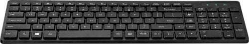 Insignia™ - Teclado de tesoura Bluetooth de tamanho normal - Preto-NS-PK3KCB24