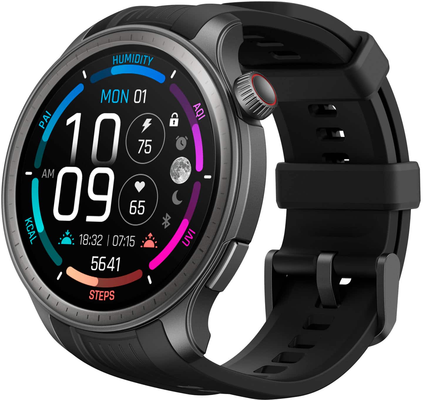 Amazfit - Balance Smartwatch 38mm Liga de Alumínio - Preto-W2287GL2N