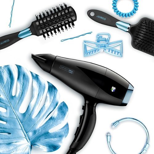 Conair - Secador de cabelo iônico InfinitiPRO Italian Performance ArteBella - Preto-995