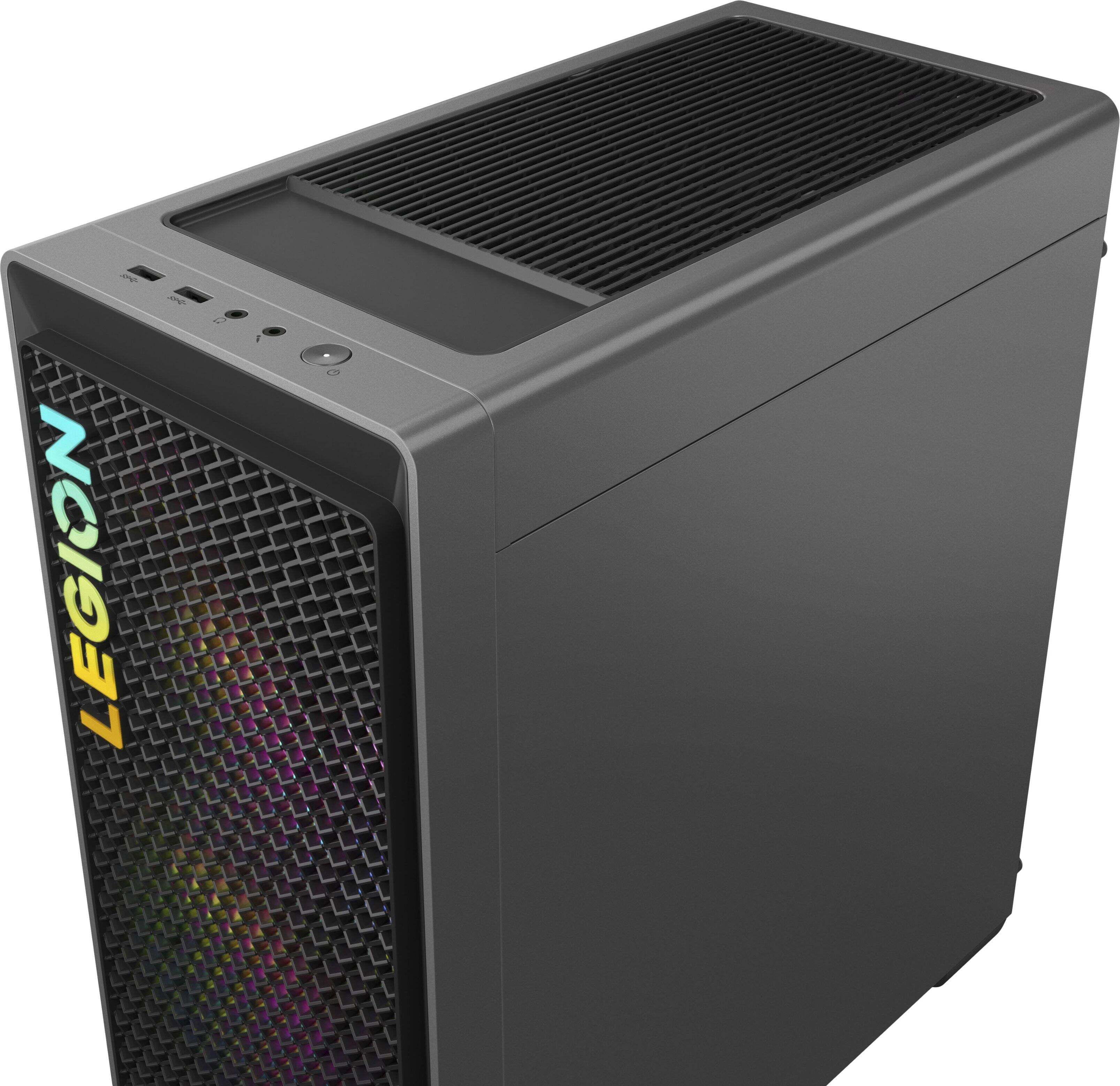 Lenovo - Legion Tower 5 AMD Gaming Desktop - AMD Ryzen 5-7600 - 16GB de memória - NVIDIA RTX 4060 8GB - SSD de 512GB - Storm Grey-90UX000RUS