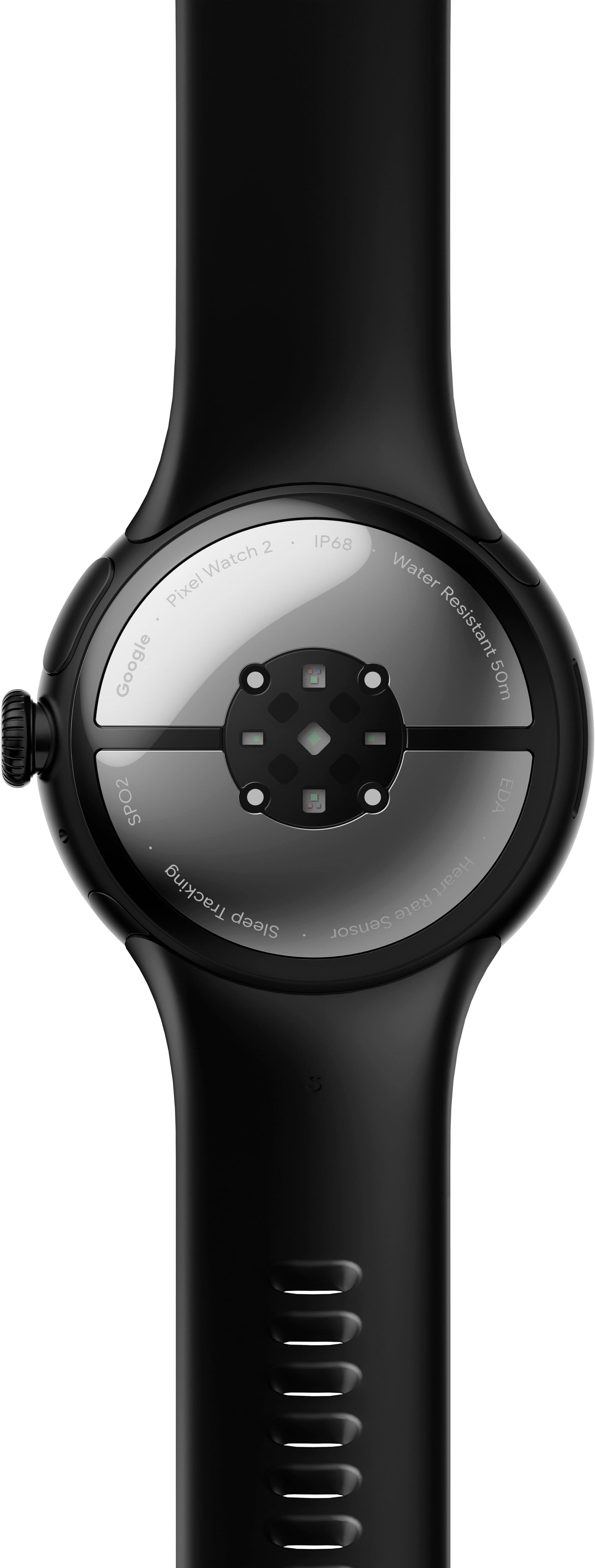 Google - Smartwatch Pixel Watch 2 preto fosco com banda ativa Obsidian Wi-Fi - preto fosco-GA05029-US