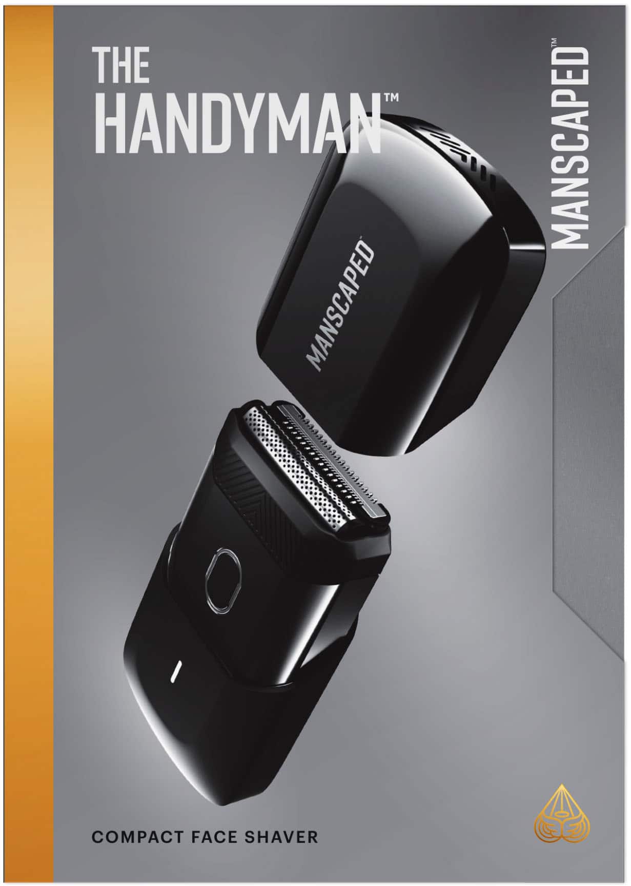 Manscaped - Barbeador Elétrico Compacto The Handyman - Preto-30-00150