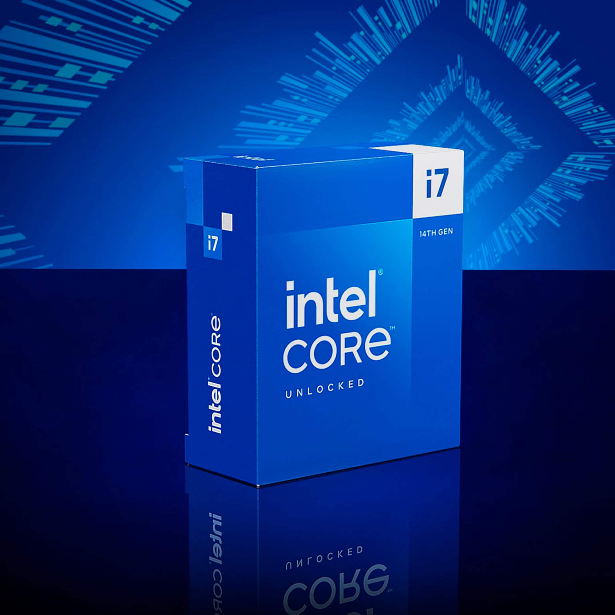 Intel - Core i7-14700K 14ª ger. 20 nuc. 28 threads - 4,3 GHz (5,6 GHz Turbo) Soquete LGA 1700 proc. de desktop desbloqueado - Multi-BX8071514700K