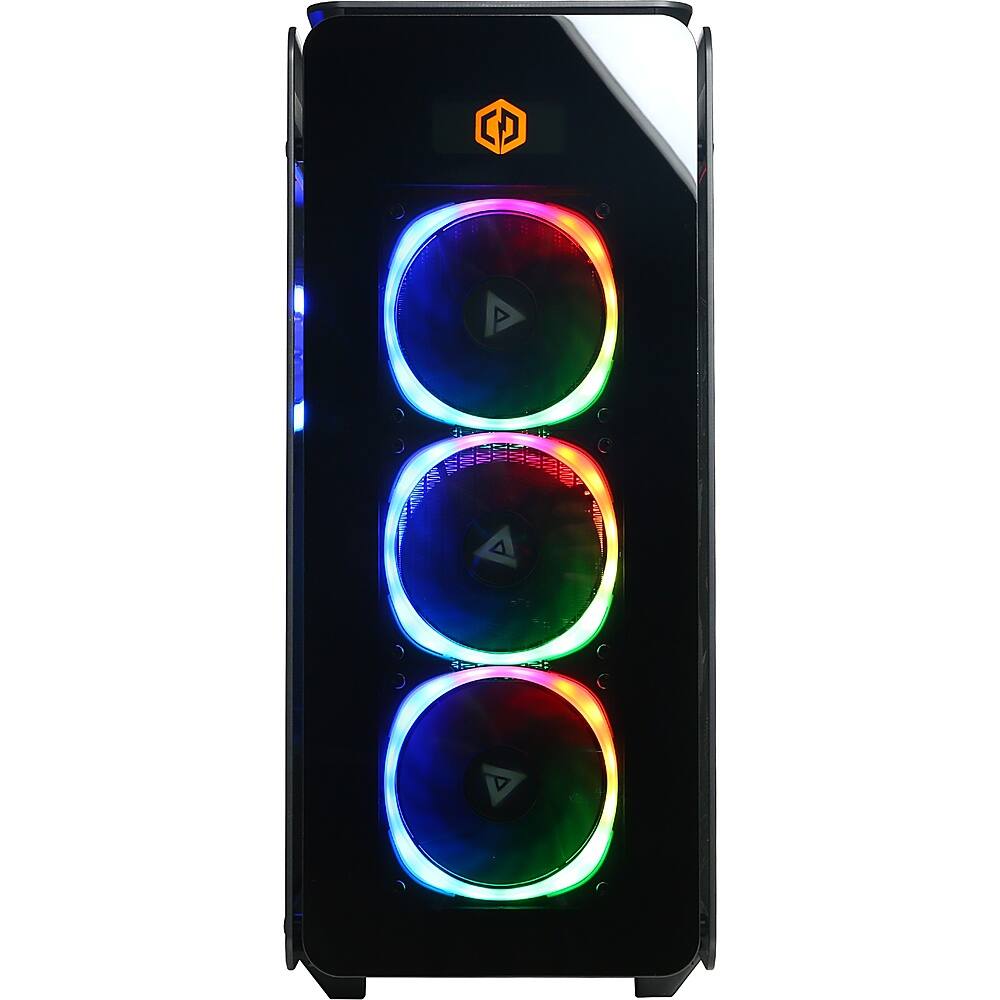 CyberPowerPC - Gamer Master Gaming Desktop - AMD Ryzen 7 7700 - 32 GB de memória - AMD Radeon RX 7700 XT - SSD de 2 TB - Preto-GMA9380CPG