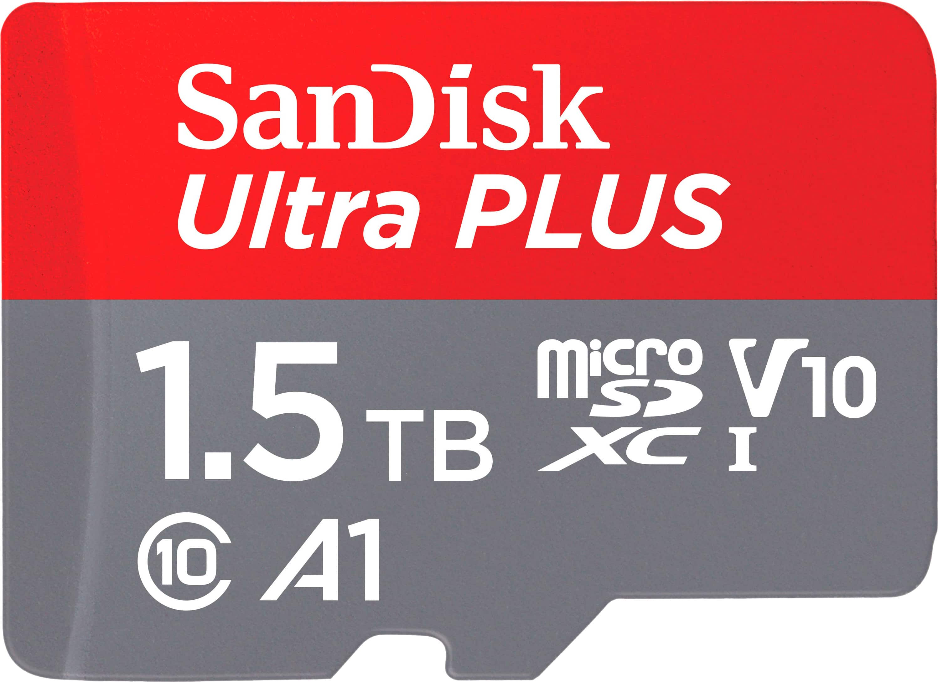 SanDisk - Cartão de memória microSDXC UHS-I Ultra PLUS 1,5 TB-SDSQUBL-1T50-AN6MA