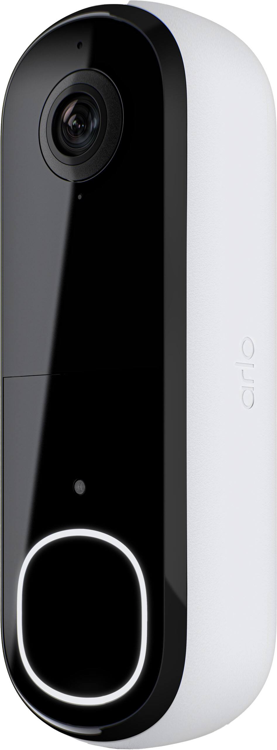 Arlo - Campainha de vídeo Smart Wi-Fi (2ª geração) - Com fio/bateria operada com resolução 1080p - Branco-AVD3001-100NAS